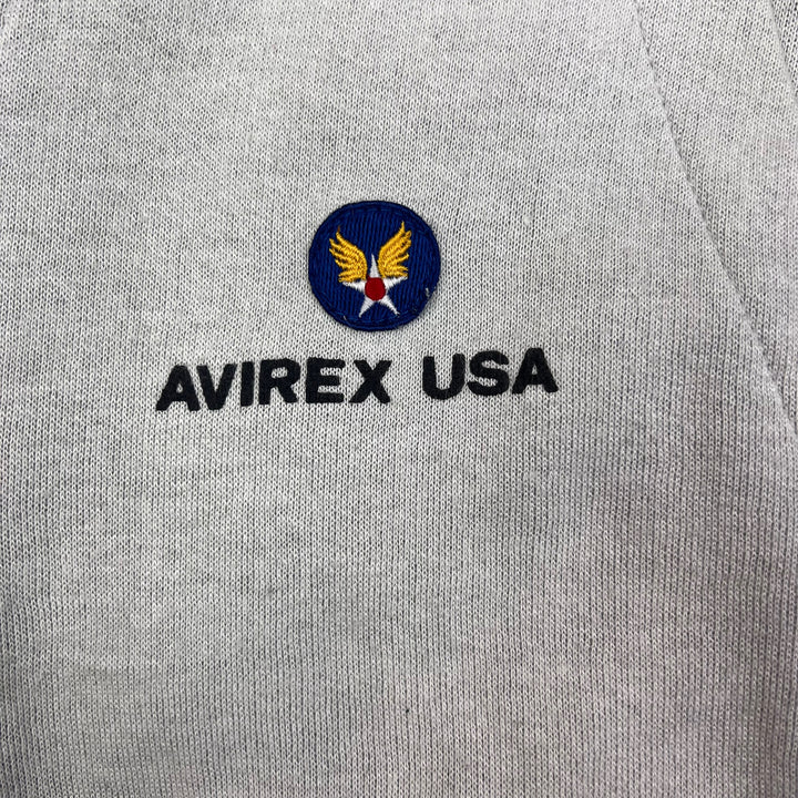 Avirex White & Grey Tracksuit Bottoms