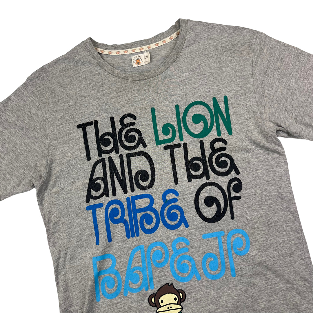 Bape The Tribe of Bape Grey Graphic T-shirt