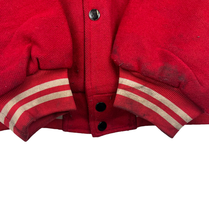 Detroit Red Wings Leather Wool Varsity Jacket