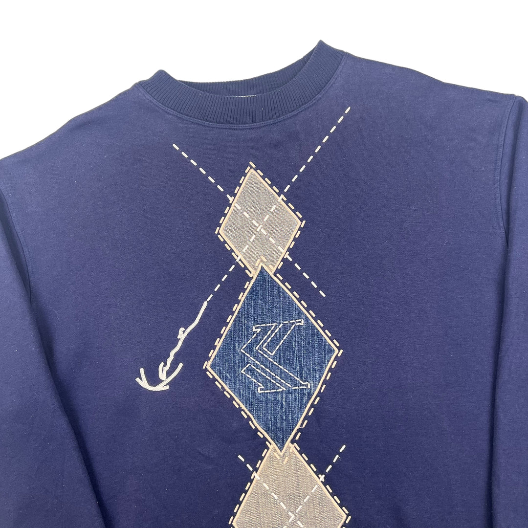 Karl Kani Heavyweight Blue Sweatshirt