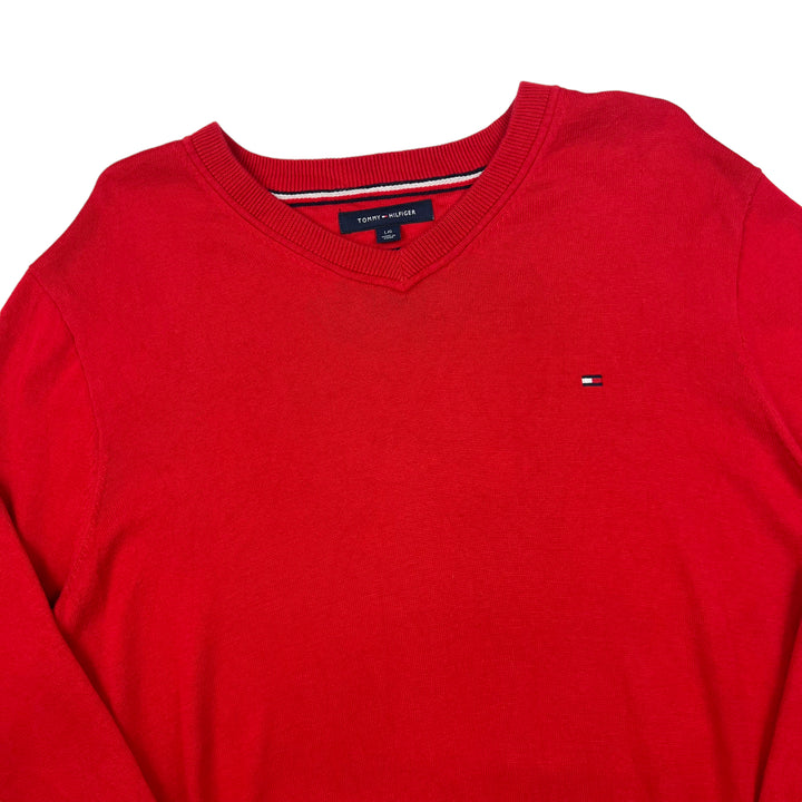 Tommy Hilfiger Red Knitted Jumper