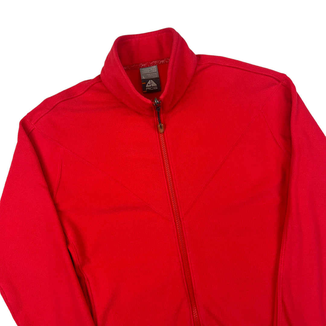 Nike ACG Red Zip Up Fleece