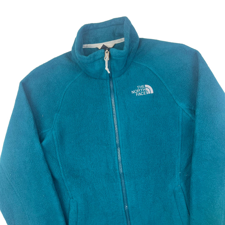 The North Face Turquoise Blue Zip Up Fleece