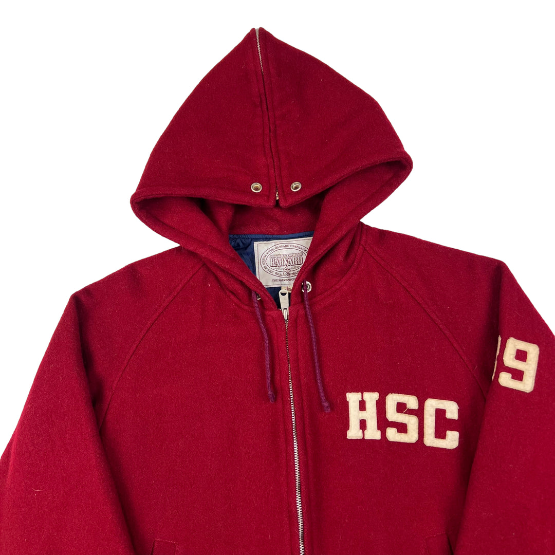 Harvard Sports Club Red Varsity Jacket