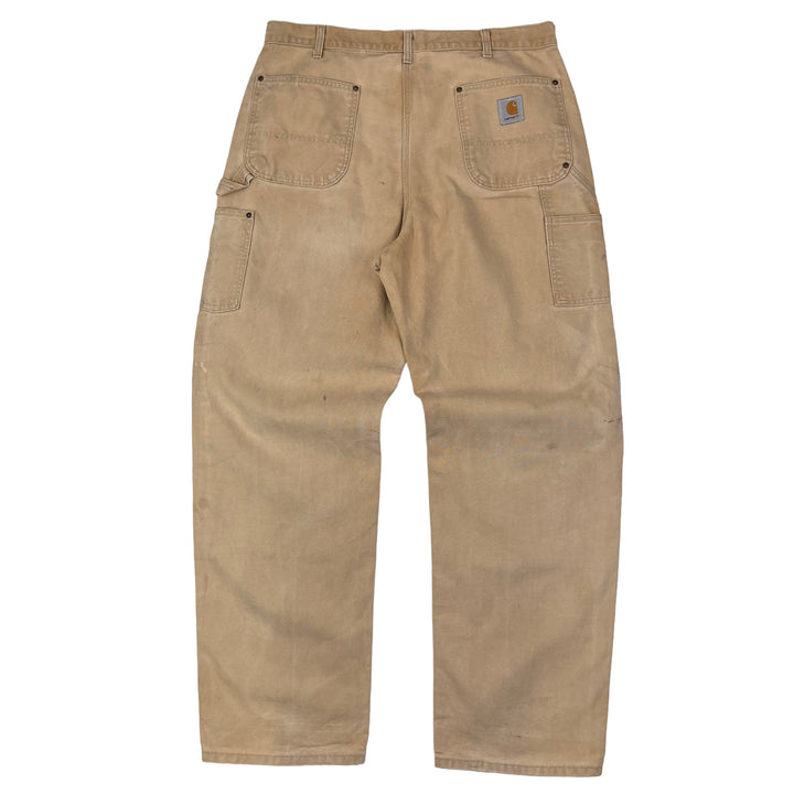 Carhartt Double Knee Workwear Trousers Beige