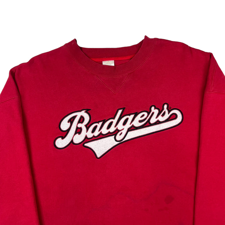 Adidas Wisconsin Badgers Red Sweatshirt