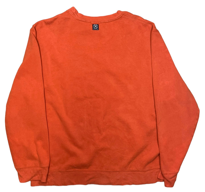 Nautica Orange Spellout Sweatshirt