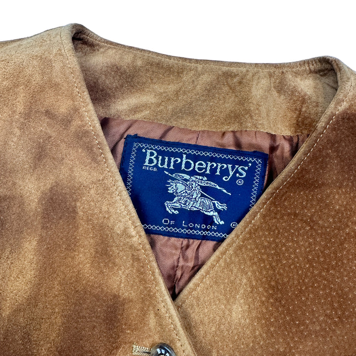 Burberry Suede Leather Vest