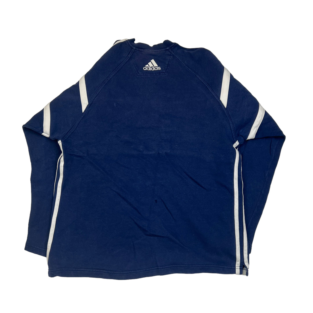 Adidas 90's Blue Big Logo Sweatshirt