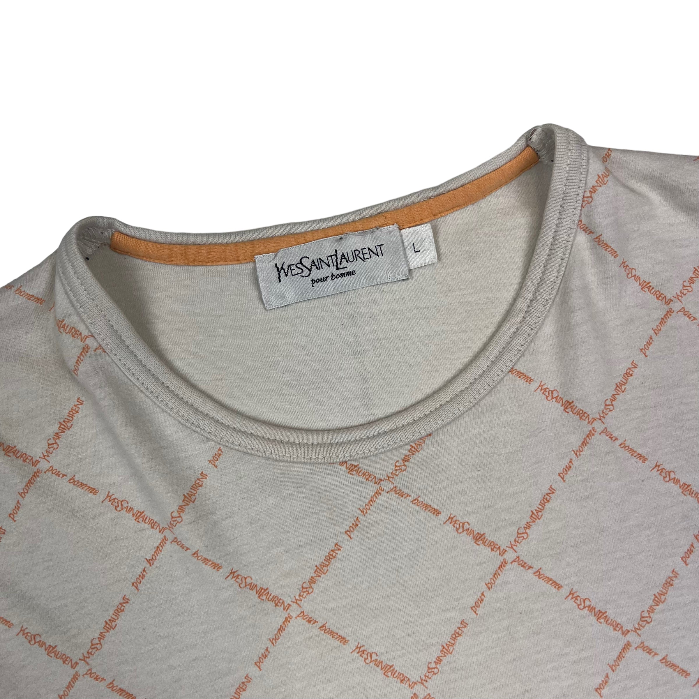 Yves saint laurent t shirt orange sales