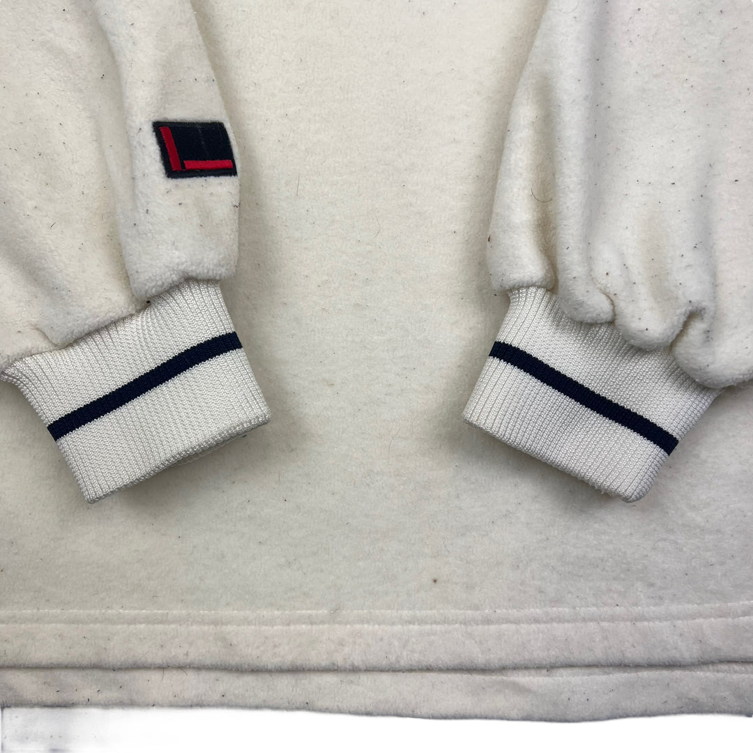 FUBU Cream & Navy Fleece Sweatshirt