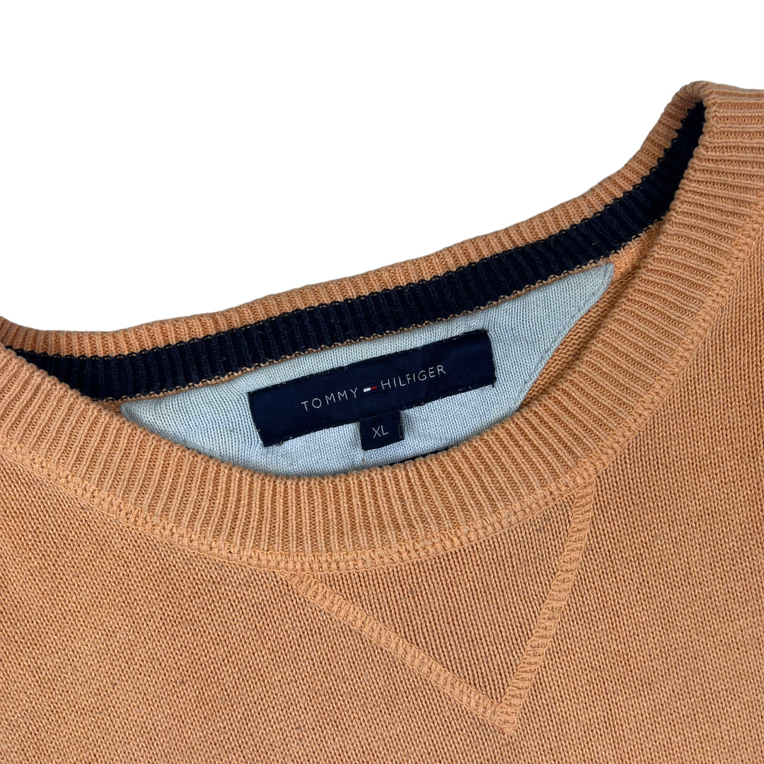 Tommy Hilfiger Orange Knit Jumper