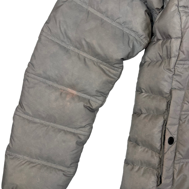 Montbell Grey Long Puffer Coat