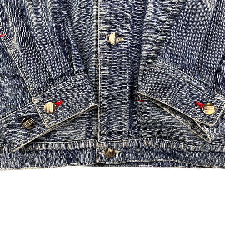 FUBU The Collection Blue Denim Jacket