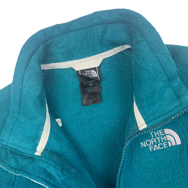 The North Face Turquoise Blue Zip Up Fleece