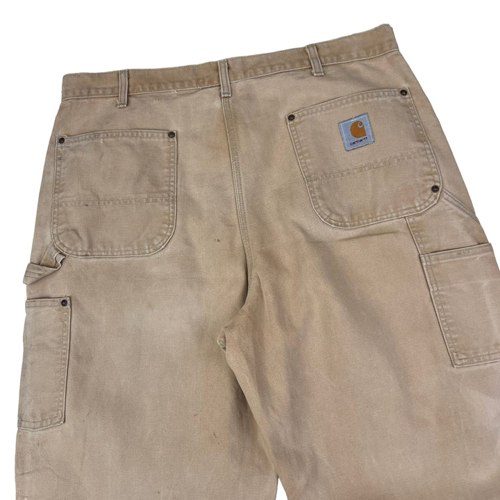 Carhartt Double Knee Workwear Trousers Beige