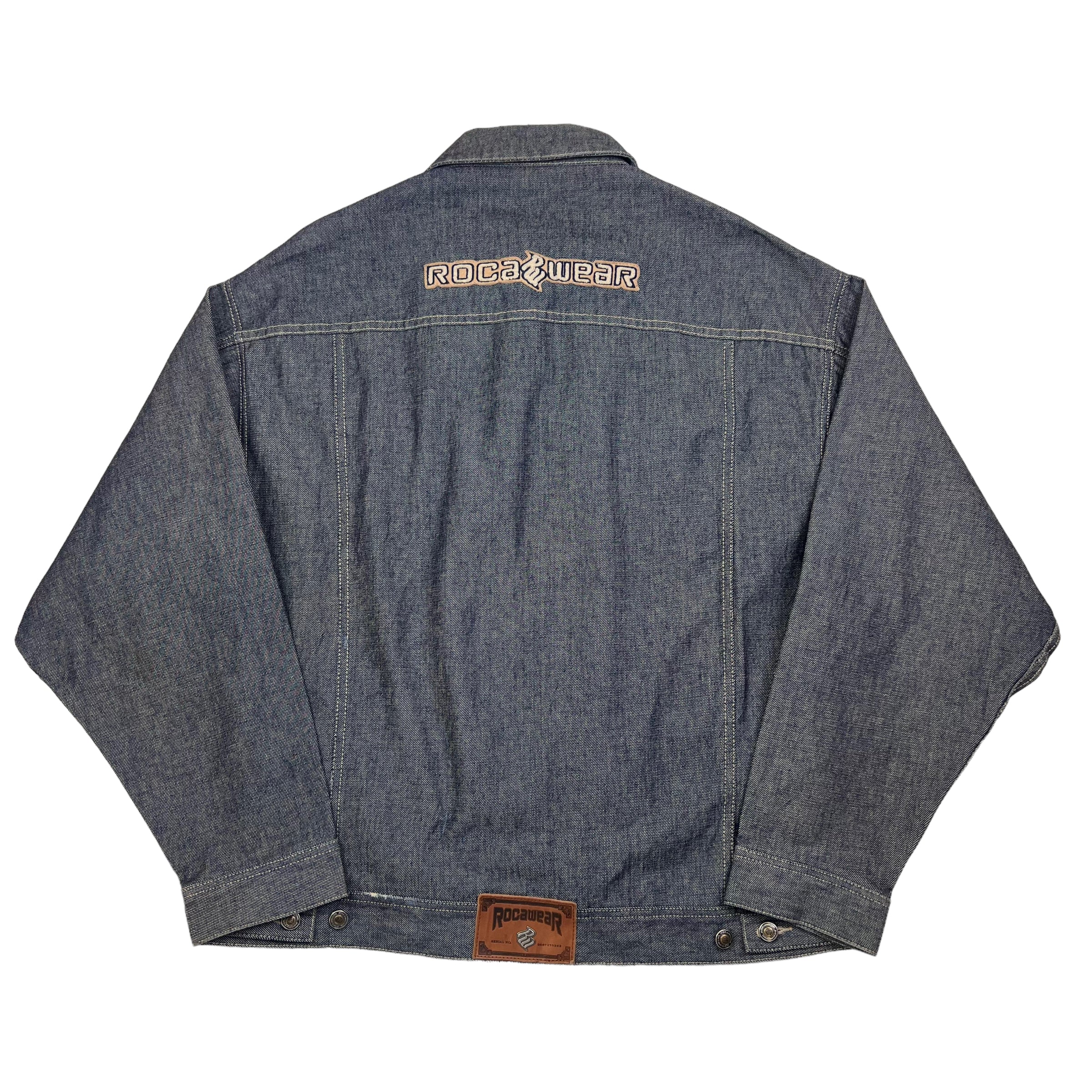 Roca Wear Grey Denim Jacket | Bring It Back