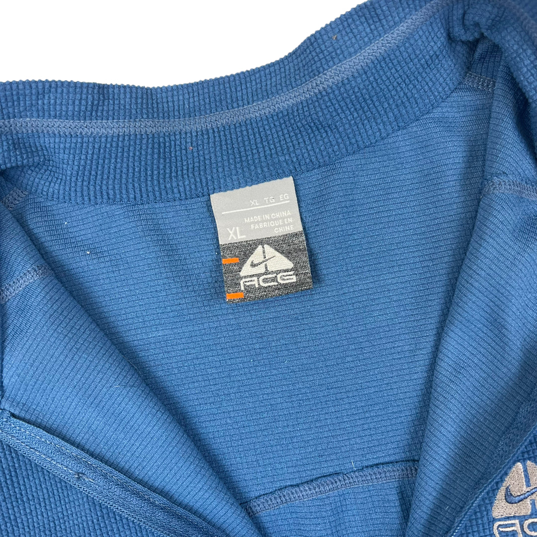 Nike ACG Blue Quarter Zip Therma Fleece