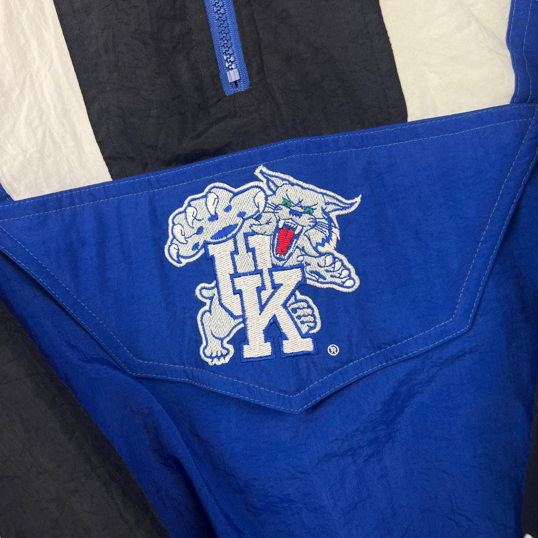 Starter University Of Kentucky Wildcats Half Zip Pullover Jacket