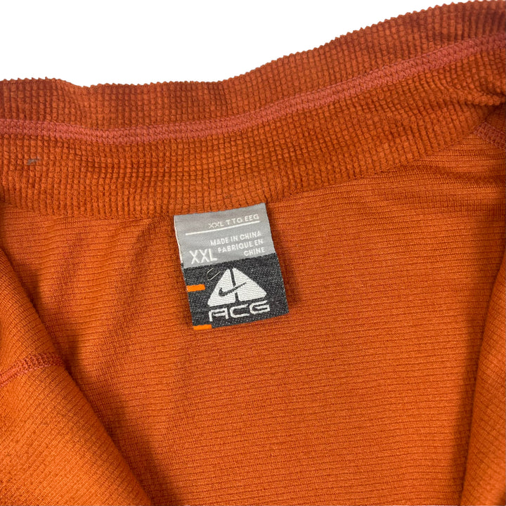 Nike ACG Orange Quarter Zip Fleece