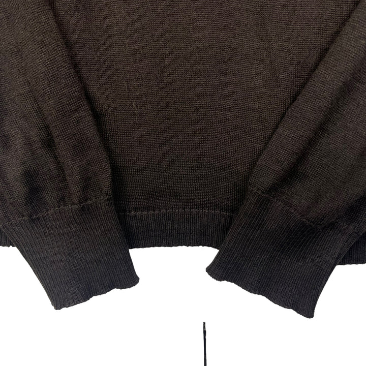 Y'ves Saint Laurent Brown Knitted Sweatshirt