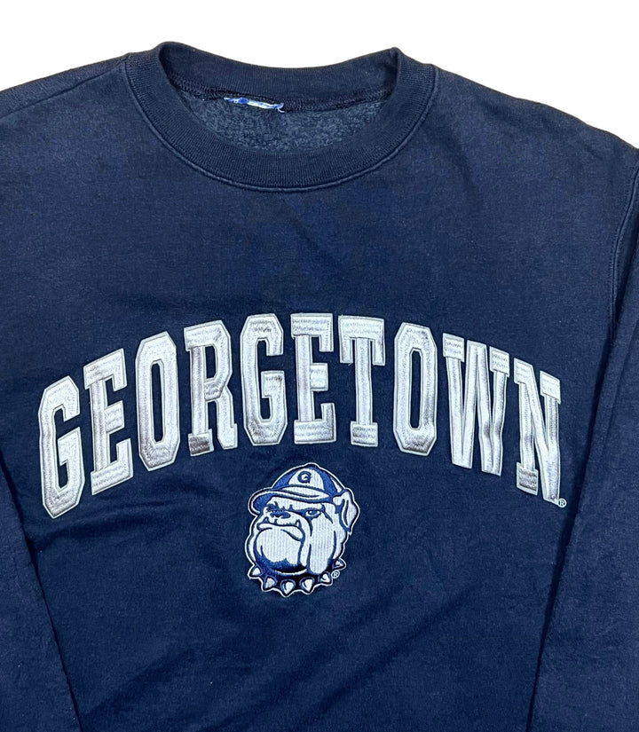 Georgetown Navy Spellout Sweatshirt