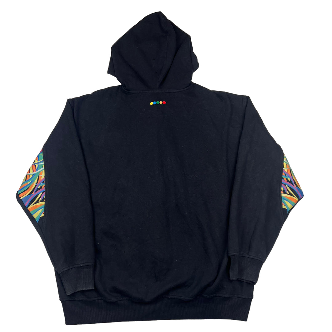 Coogi Black Zip Up Hooded Sweatshirt