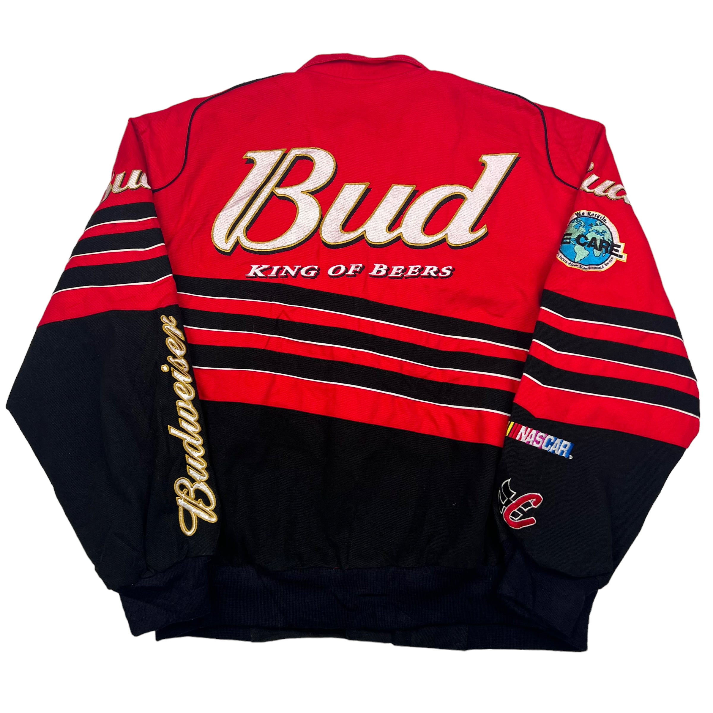 Vintage budweiser nascar online jacket