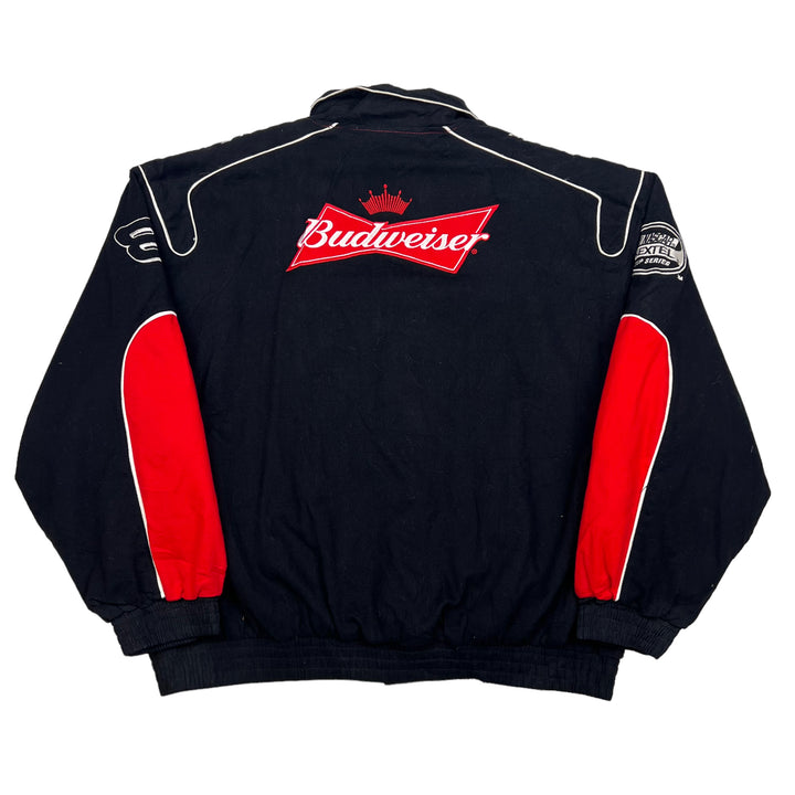 NASCAR Red Black 'Budweiser' Racing Jacket