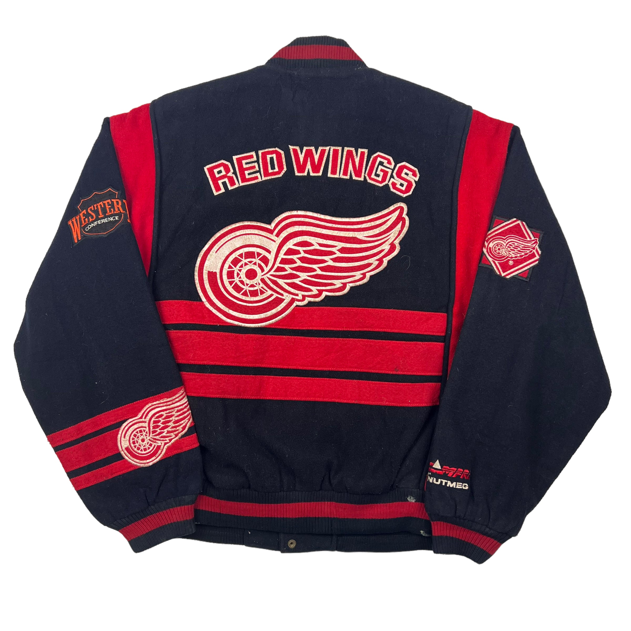 Red jersey jacket hotsell