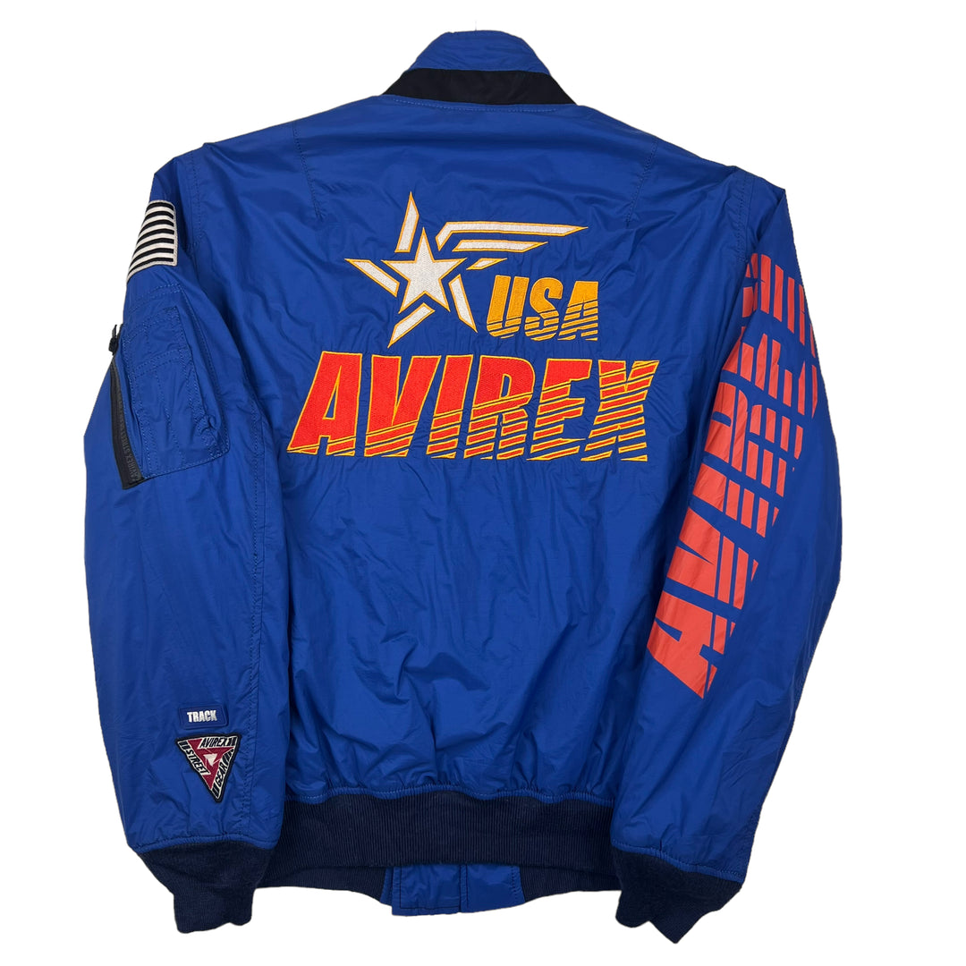 Avirex USA Blue Bomber Jacket