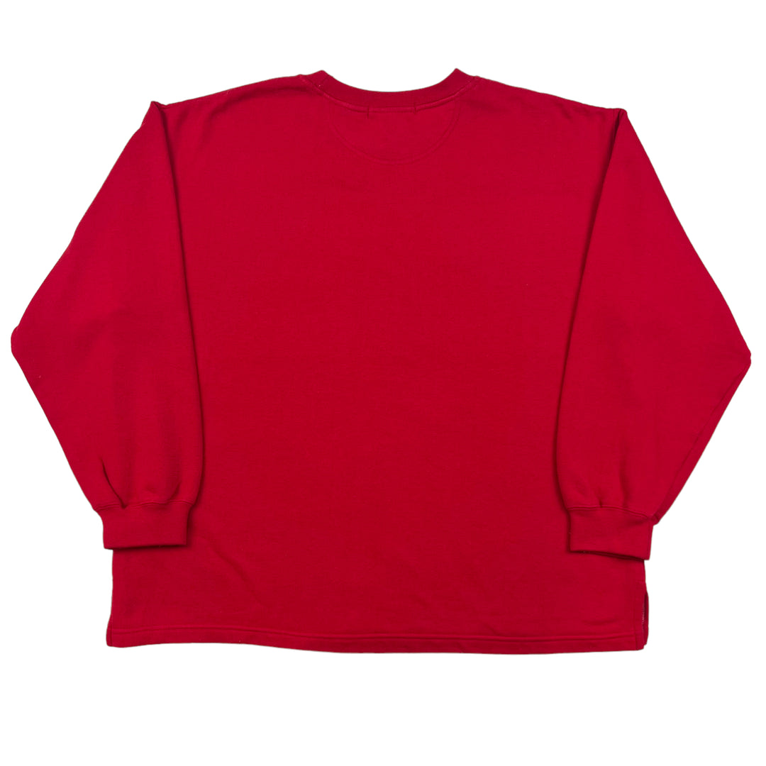 Naf Naf Red 90s League Sweatshirt