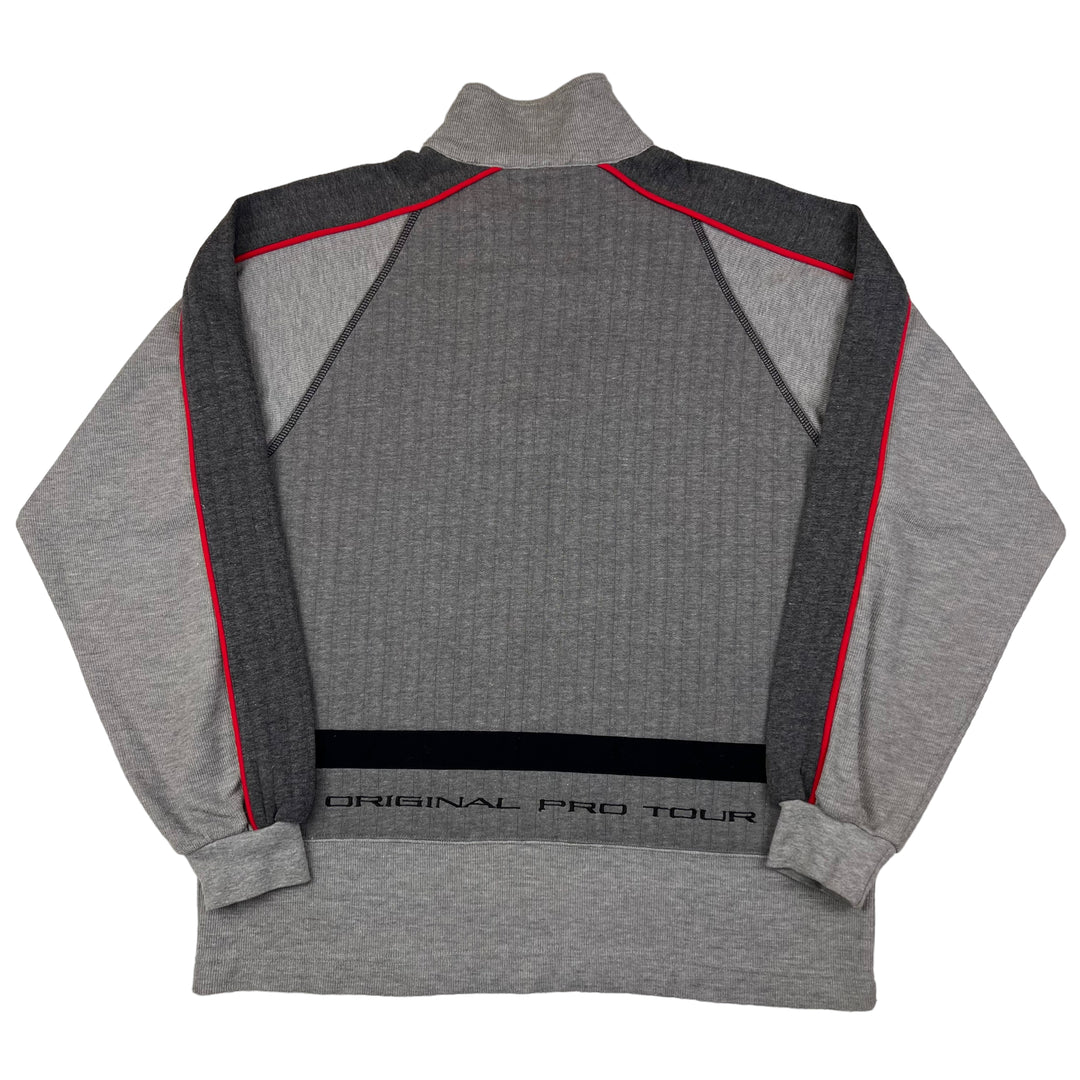 Lotto Grey Quarter Zip-Up Sweatshirt