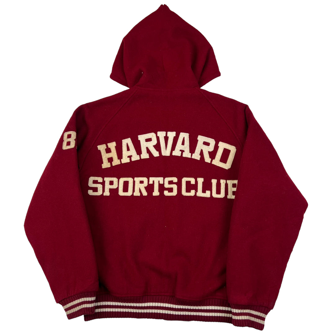 Harvard Sports Club Red Varsity Jacket