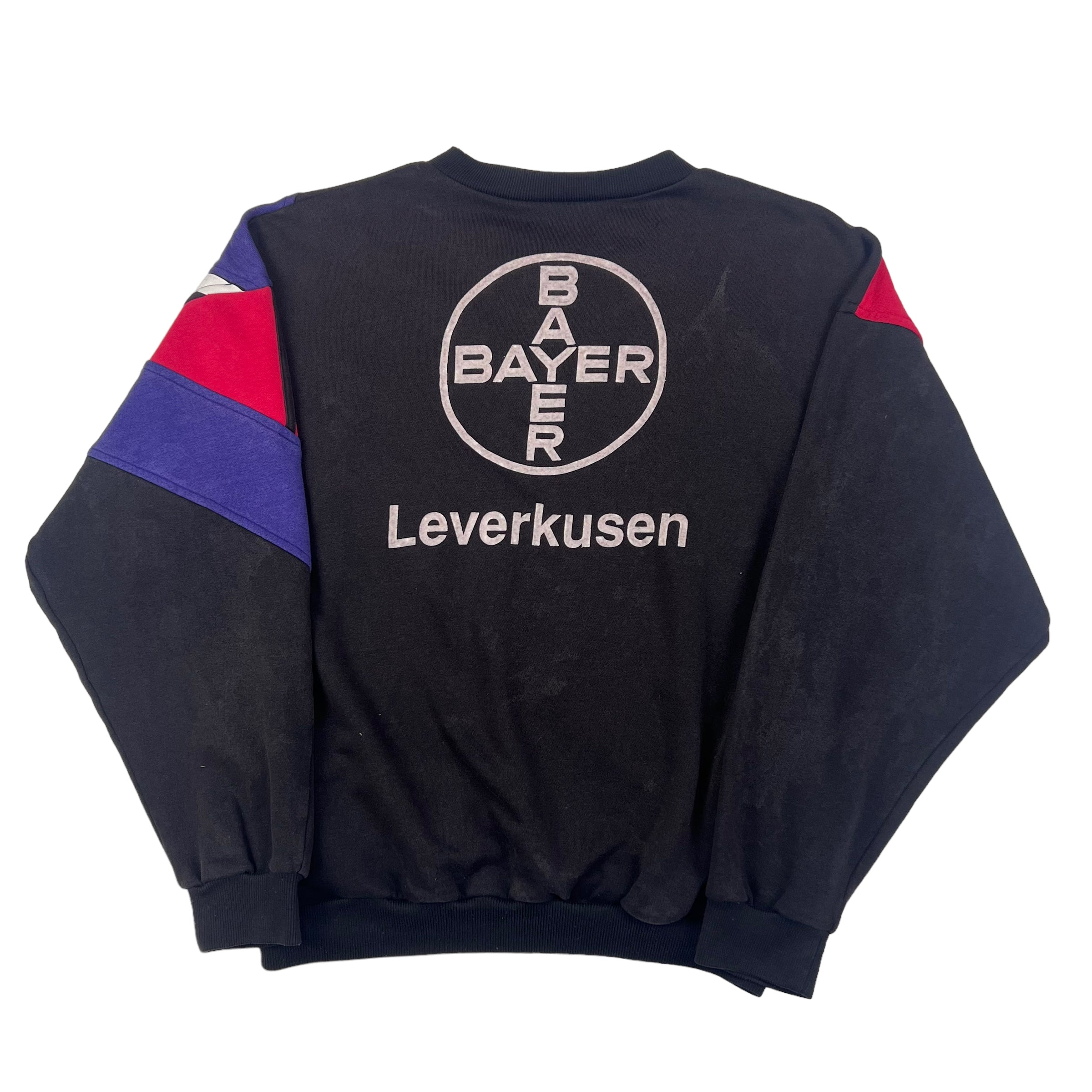 Adidas 90's Black 'Bayer Leverkusen' Sweatshirt | Bring It Back