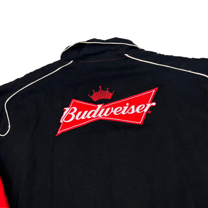 NASCAR Red Black 'Budweiser' Racing Jacket