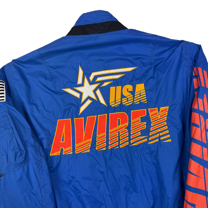 Avirex USA Blue Bomber Jacket