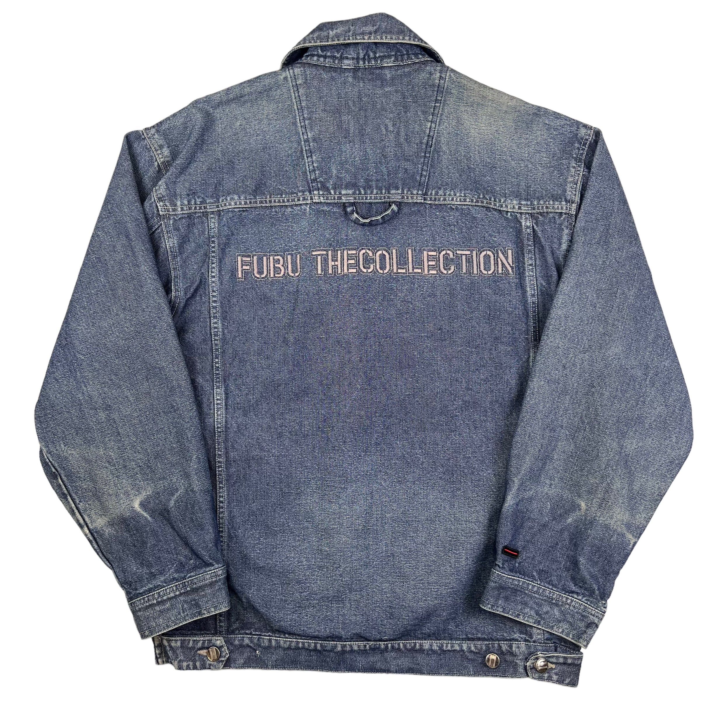 FUBU The Collection Blue Denim Jacket | Bring It Back