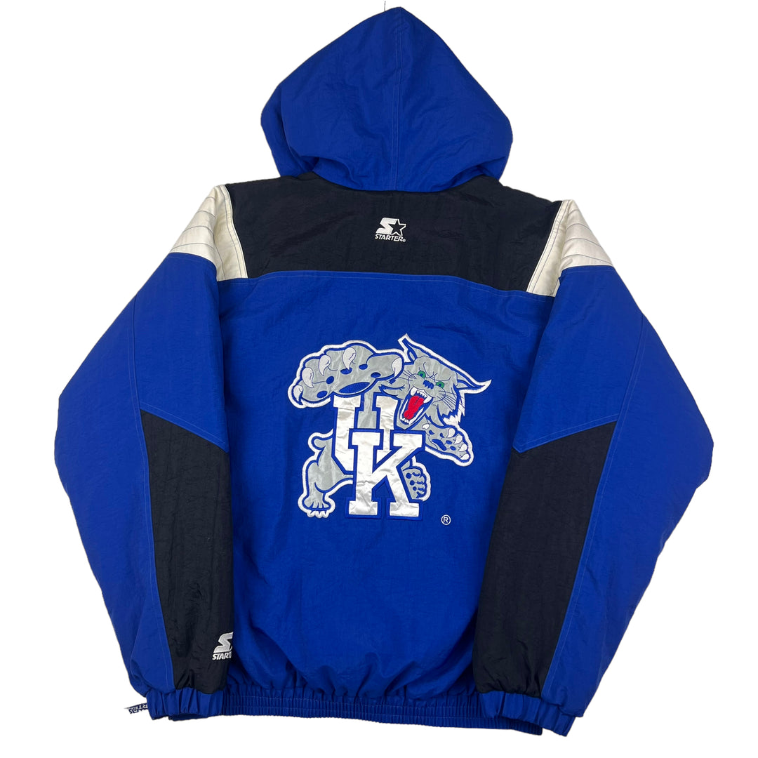 Starter University Of Kentucky Wildcats Half Zip Pullover Jacket