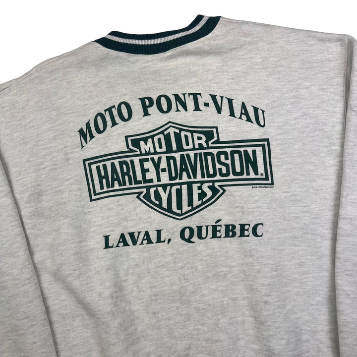 Harley Davidson Grey Green Sweatshirt