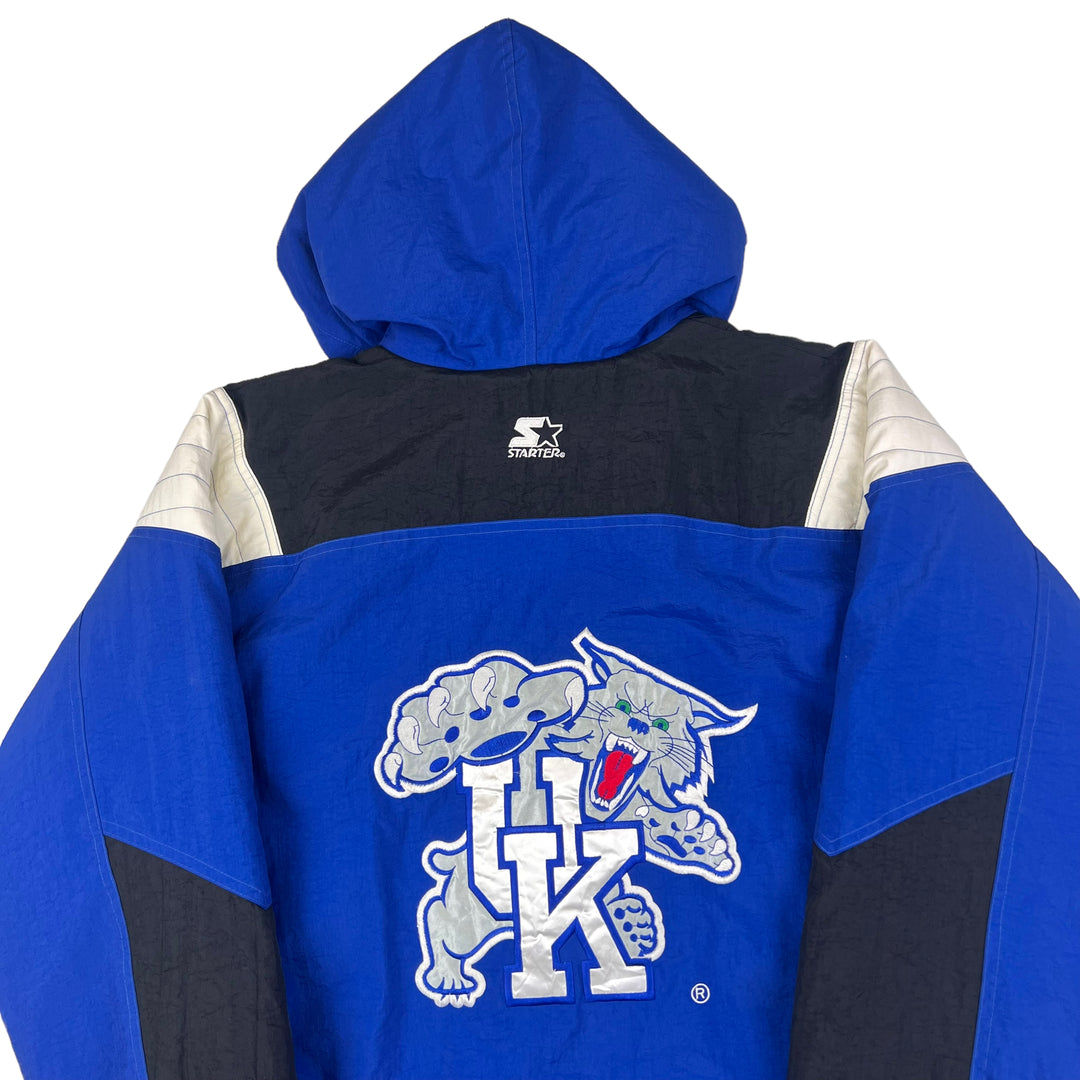 Starter University Of Kentucky Wildcats Half Zip Pullover Jacket