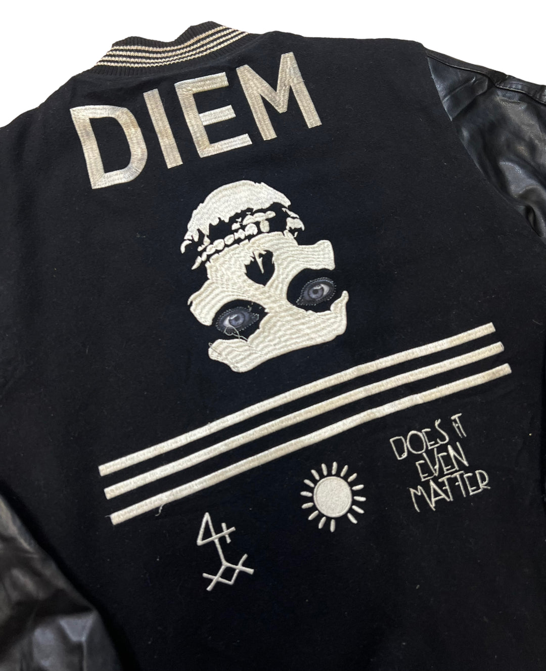 Vintage Diem Black Varsity Jacket