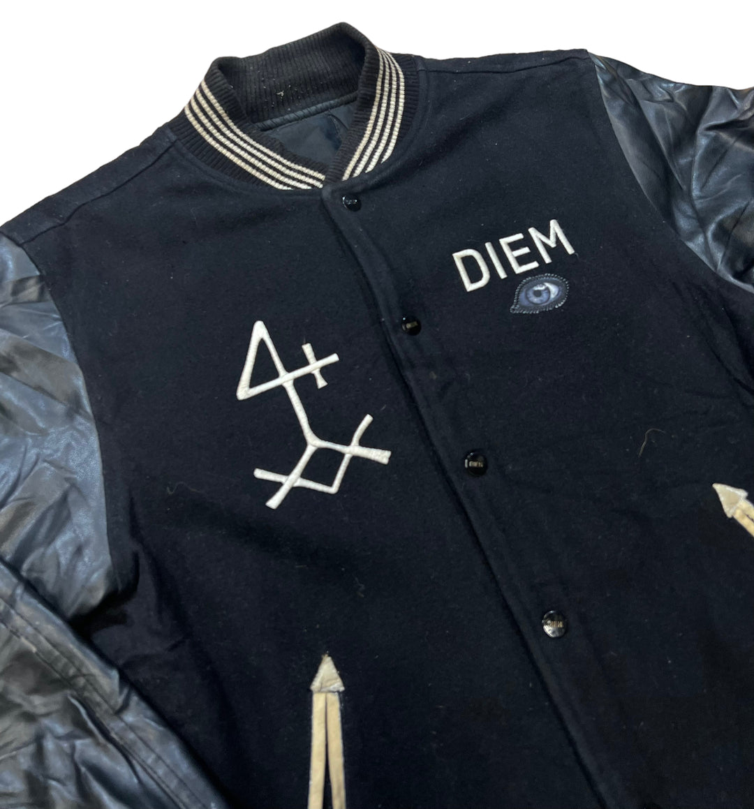 Vintage Diem Black Varsity Jacket