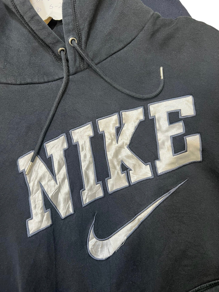 Nike Swoosh Spellout Black Sweatshirt