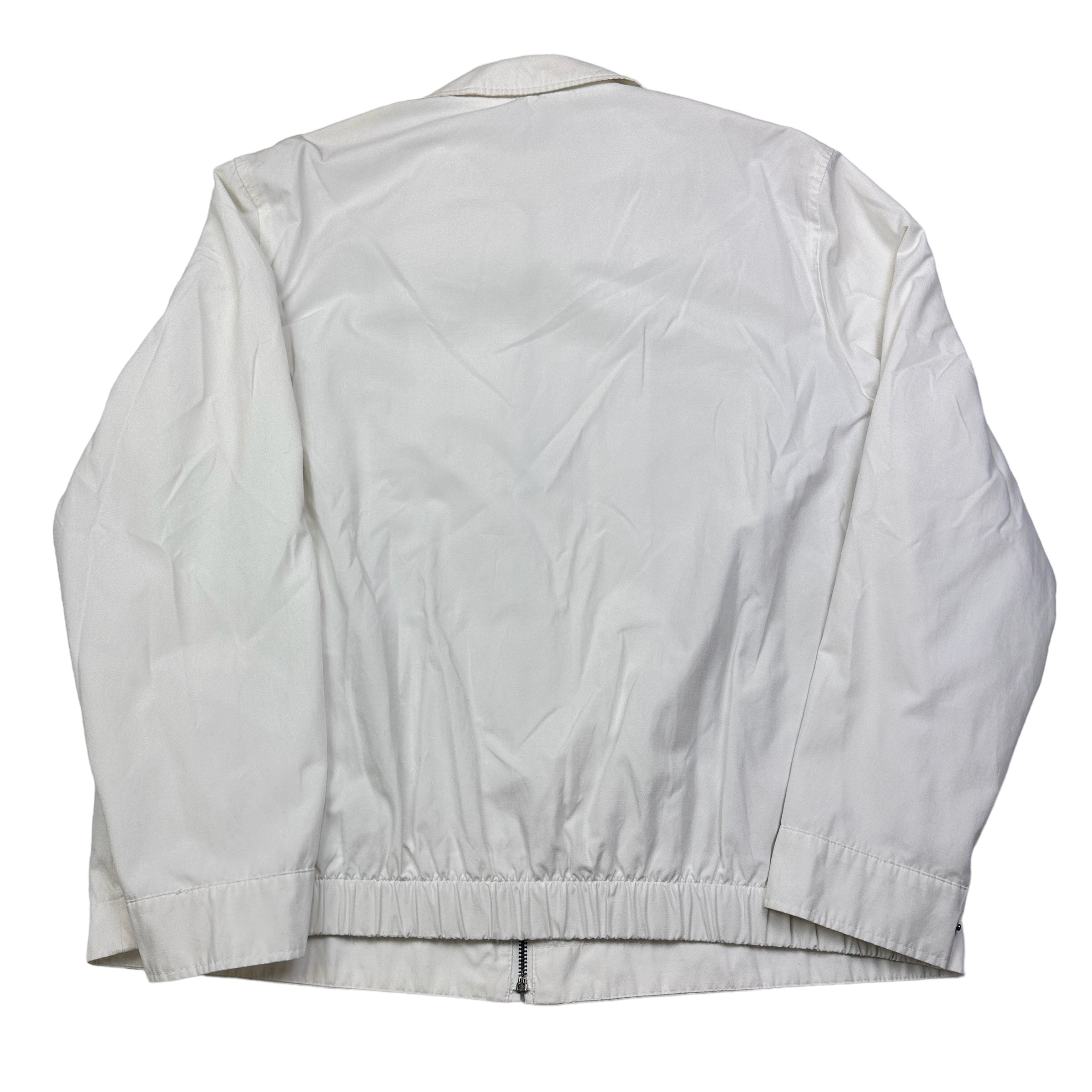 Yves Saint Laurent White Harrington Jacket | Bring It Back
