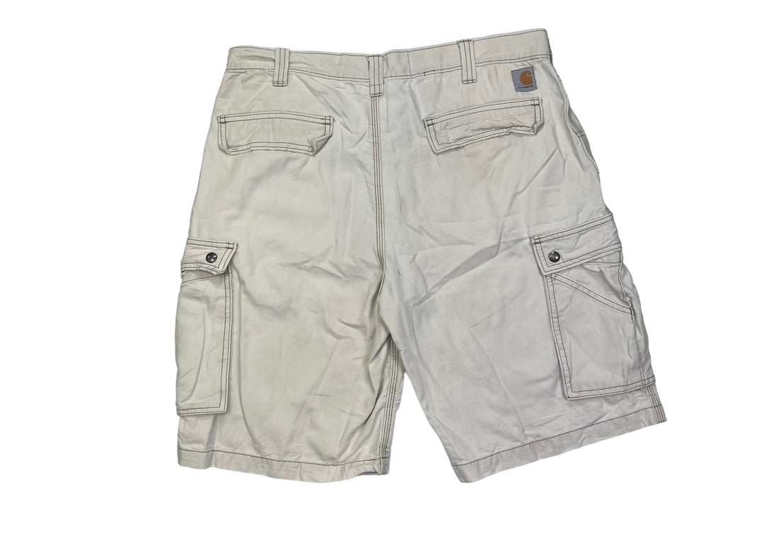 Carhartt White Carpenter Shorts