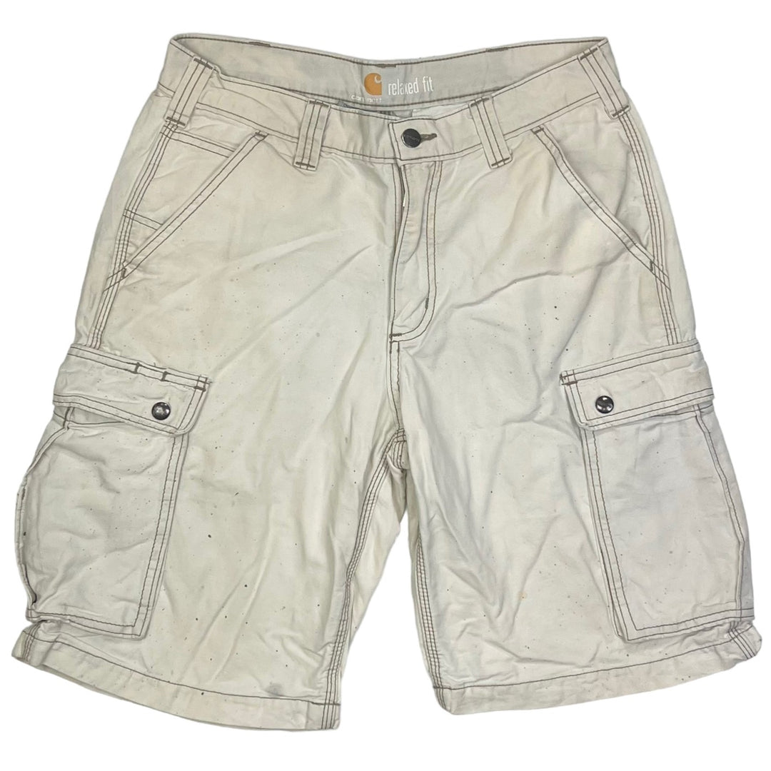 Carhartt White Cargo Shorts