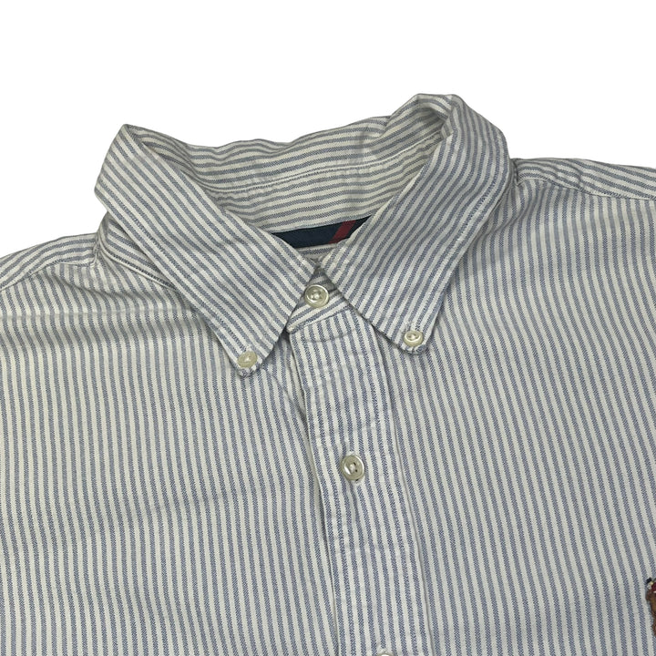 Ralph Lauren White & Blue Striped Shirt