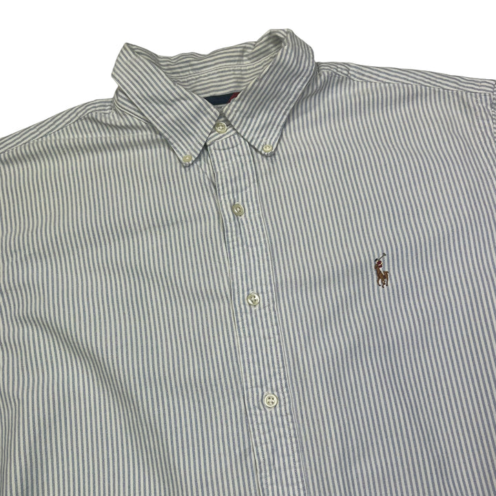 Ralph Lauren White & Blue Striped Shirt