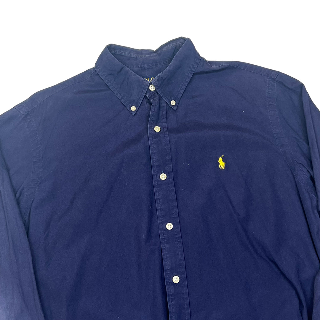 Ralph Lauren Navy Blue Long Sleeve Shirt